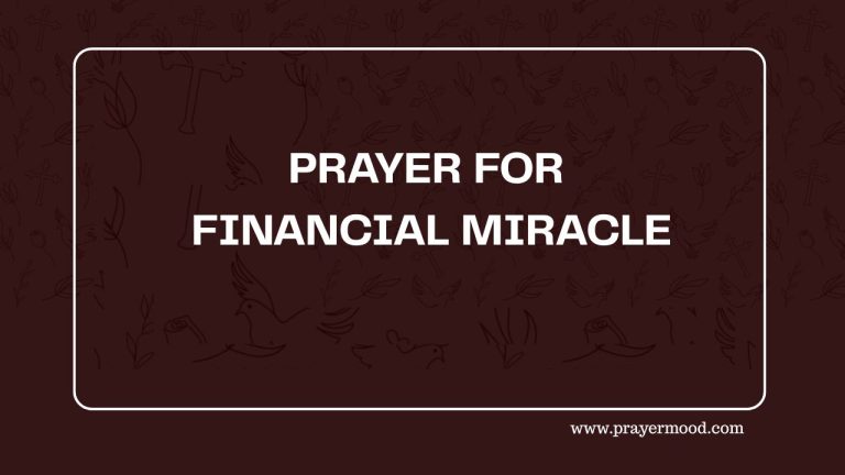 30 Powerful Prayers for Financial Miracle When Money Is Tight - Prayer Mood